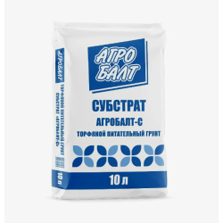 Грунт Универсал АГРОБАЛТ-С субстрат на основе верхового торфа 0-10 мм рН 5,0 - 6,2 10 л** Грунт Универсал АГРОБАЛТ-С субстрат на основе верхового торфа 0-10 мм рН 5,0 - 6,2 10 л**