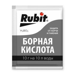 Борная кислота 10 гр 1/300 Рубит Борная кислота 10 гр 1/300 Рубит