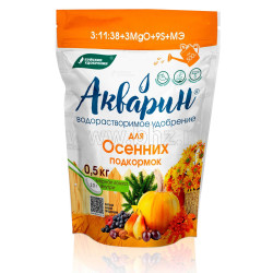 Удобрение Акварин 15 Для ОСЕННИХ ПОДКОРМОК 0,5 кг дой-пак 1/12** Удобрение Акварин 15 Для ОСЕННИХ ПОДКОРМОК 0,5 кг дой-пак 1/12**