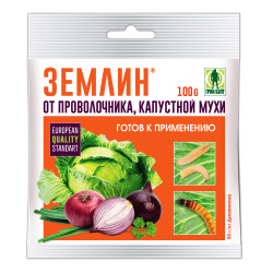 Инсектицид ЗЕМЛИН от проволочника и капустной мухи пак.100гр. 1/50 ** Инсектицид ЗЕМЛИН от проволочника и капустной мухи пак.100гр. 1/50 **
