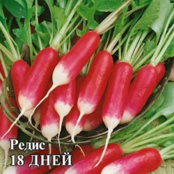 Редис 18 дней (ранний,удлиненный,розовый с бел.кончиком) 3 г Гавриш Редис 18 дней (ранний,удлиненный,розовый с бел.кончиком) 3 г Гавриш