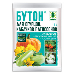 Стимулятор БУТОН + Огурец, кабачок плодообразование пак 2 гр. 1/200 GB**