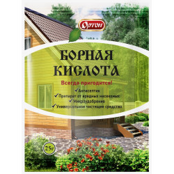 Борная кислота 25 г 1/100 Ортон Борная кислота 25 г 1/100 Ортон