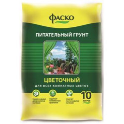 Грунт Цветочный ФАСКО Универсальный Питательный 10л 1/5 Фаско Грунт Цветочный ФАСКО Универсальный Питательный 10л 1/5 Фаско