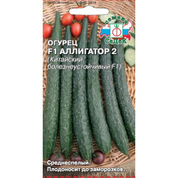 Огурец Аллигатор 2 F1 (Китайский болезнейстойчивый) (среднесп, длиной 40 см) 0,2 гр Седек Огурец Аллигатор 2 F1 (Китайский болезнейстойчивый) (среднесп, длиной 40 см) 0,2 гр Седек